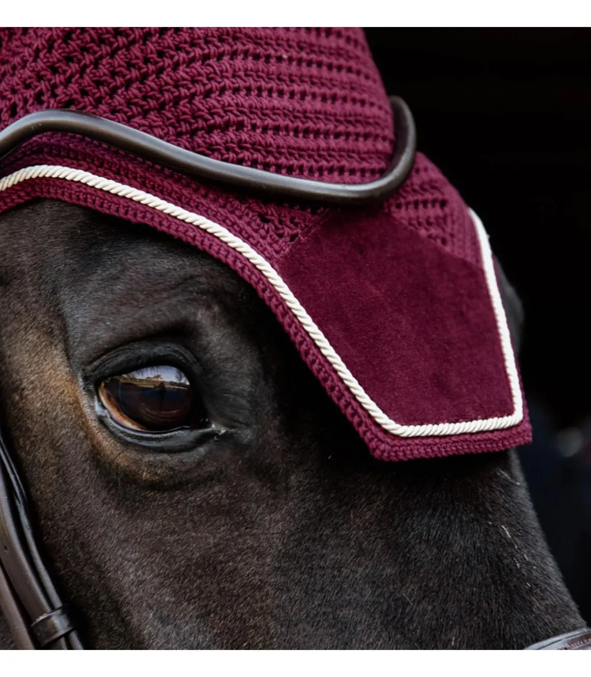 Bonnet Wellington Velvet Bordeaux - Kentucky