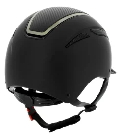 Casque d'équitation Agris noir chrome carbone - Equi-thème
