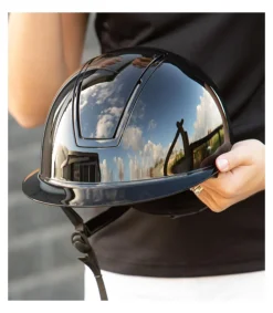 Casque d'équitation Royal Glossy noir - Harry's Horse