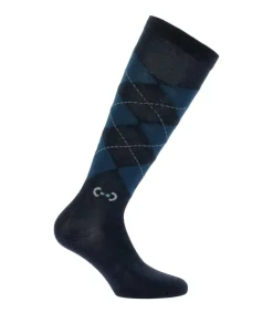 Chaussettes RIDING WORLD Jude à motif losanges – Lot de 2 paires