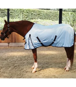 Chemise anti-mouches jmr pour shetland - bleu clair