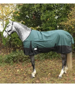 Couverture imperméable 600 deniers et 200 gr vert/noir - JMR Pro