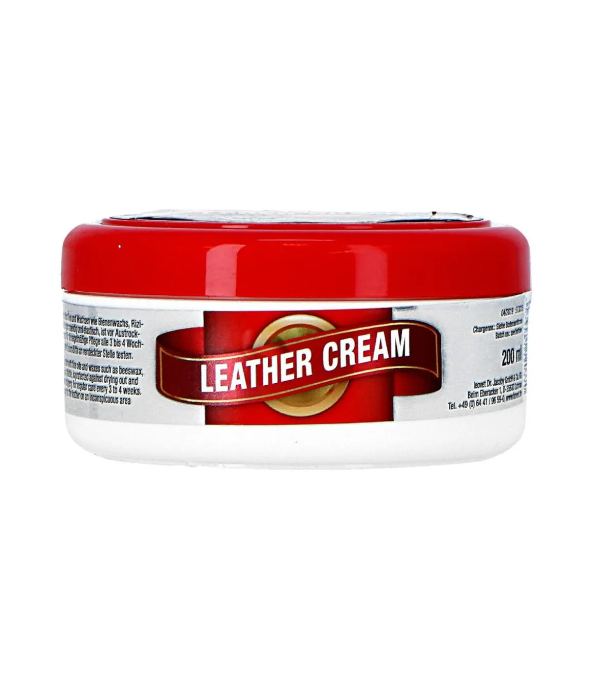 Crème nourissante Leovet pour le cuir