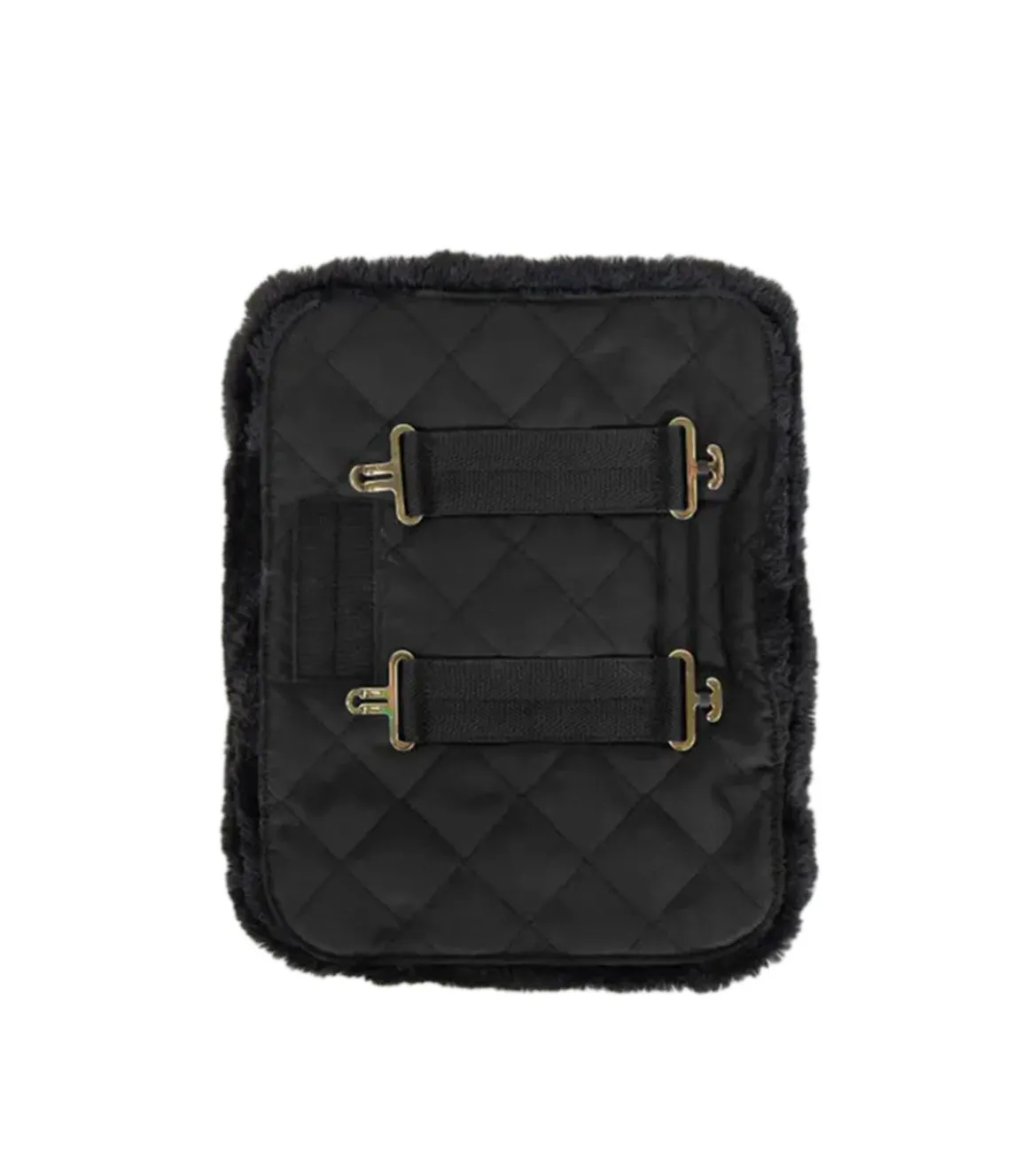 Extension de poitrail matelassé mouton vegan en noir - Kentucky