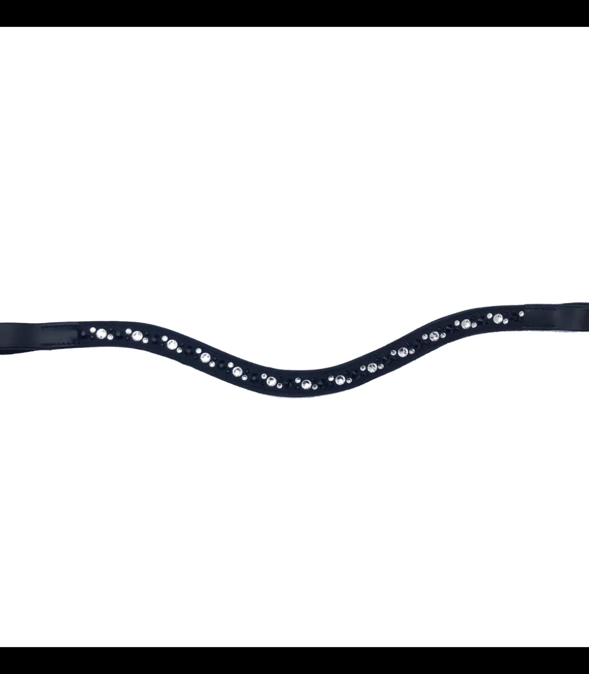 Frontal Raffinée en cuir avec strass - Jmr Pro