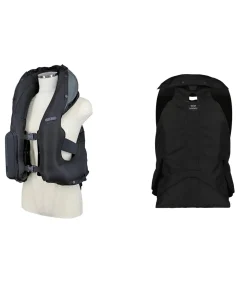 Gilet airbag avec dorsale intégrée de chez Hit-air + 1 cartouche GRATUITE