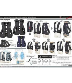 Gilet airbag complet 3 de chez Hit-air + 1 cartouche GRATUITE