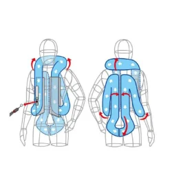 Gilet airbag Hit-Air complet 3 Kids - dès 18 kg - deuxième cartouche offerte