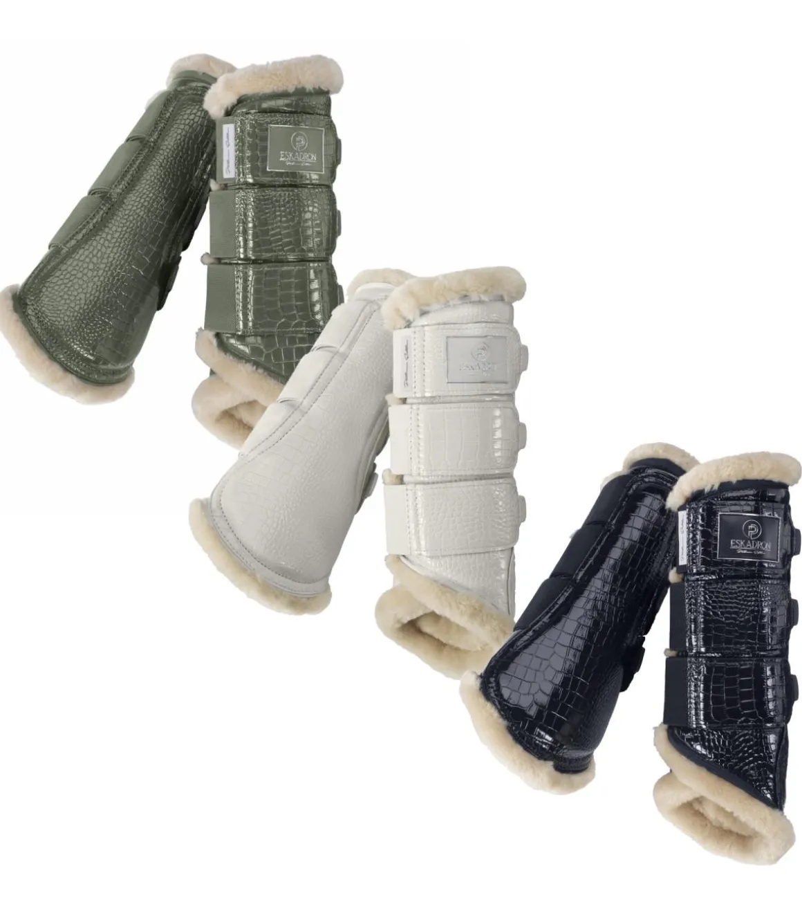 Guêtres fermées Croco Platinum 2022 avec doublure - Eskadron