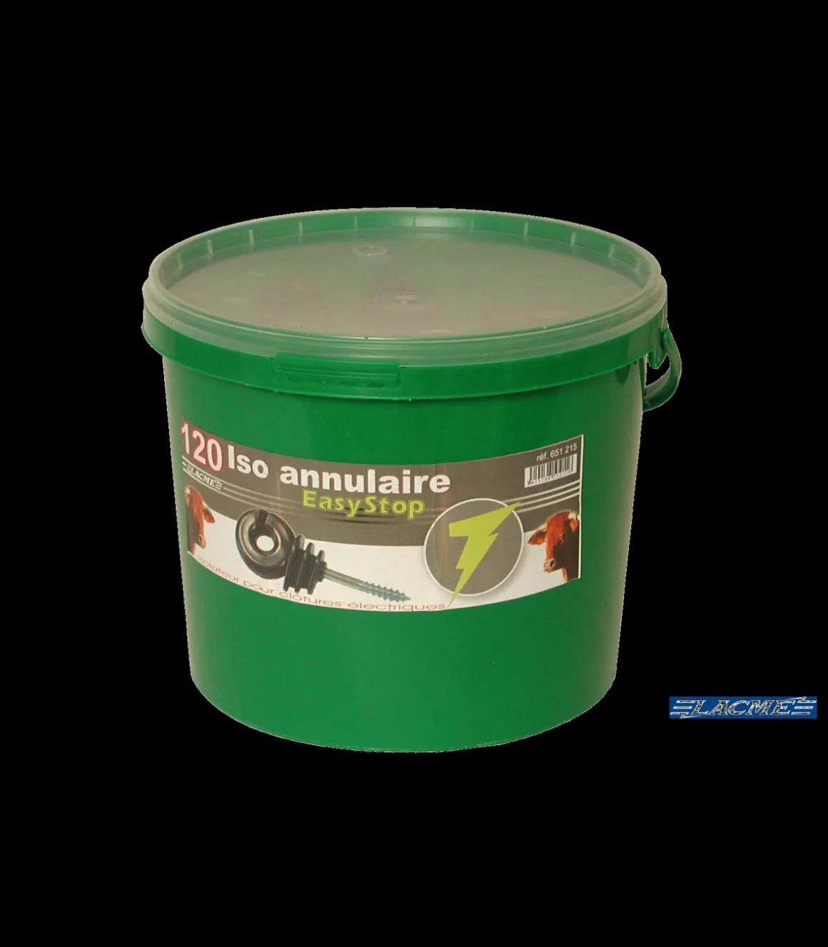 Isolateur à visser dans le bois, seau de 120