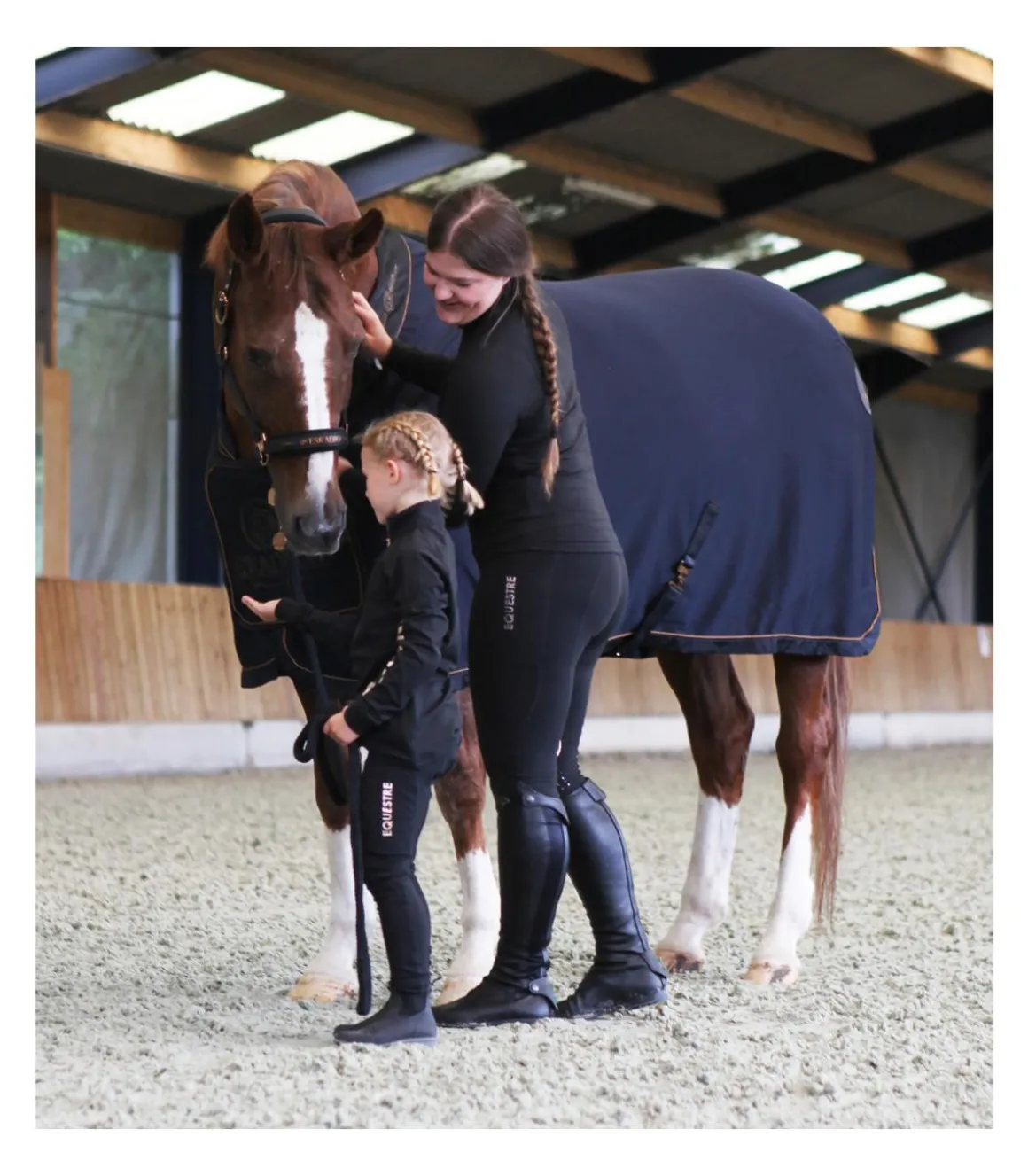 Legging d'équitation grip genoux - enfant - Gina - Equestre