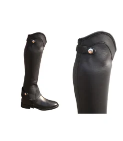 Mini chaps enfant JMRPRO en cuir modèle Prestige