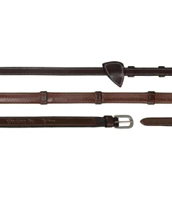 Rênes caoutchouc 13 mm 7 arrêtoires Working Collection - Dy'on