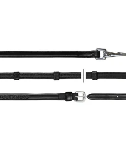 Rênes Hunter Grip 1/2 avec mousqueton - Dy'on