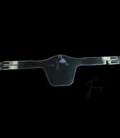 Sangle bavette avec élastique en cuir de chez JMR